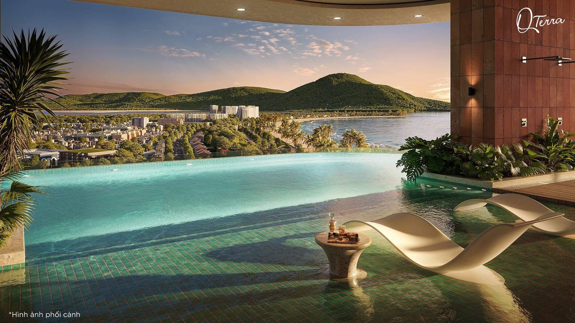 Phối cảnh tiện ích tầng 21 Q'Terra Quy Nhơn — Thăng hoa giữa tầm nhìn panorama